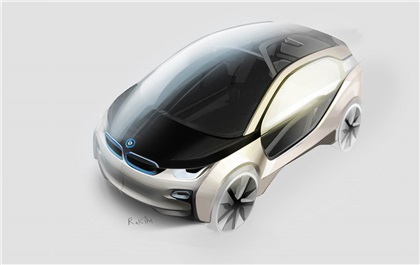 BMW i3 Concept, 2011 - Design Sketch