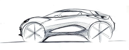 Renault Captur Concept, 2011 - Design Sketch 