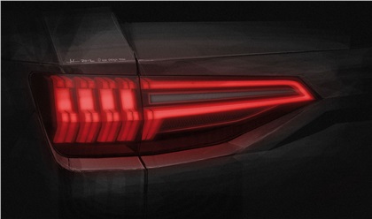 Audi Crosslane Coupe, 2012 - Tail Light Design Sketch