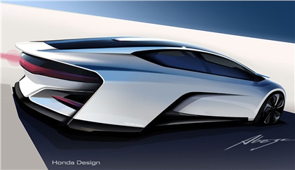 Honda FCEV, 2013 - Design Sketch