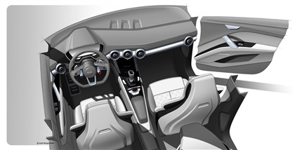 Audi TT offroad, 2014 - Interior Design Sketch