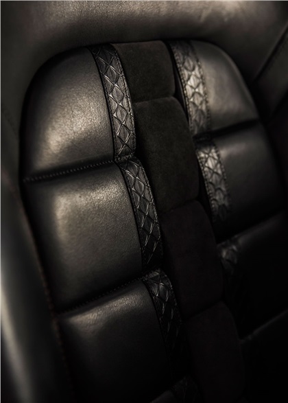 Citroen DS 5LS R, 2014 - Interior - Leather seat detail
