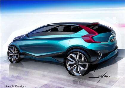 Honda Vision XS-1, 2014 - Design Sketch