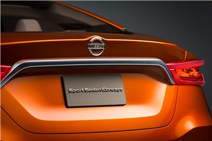 Nissan Sport Sedan, 2014 - Rear end design 