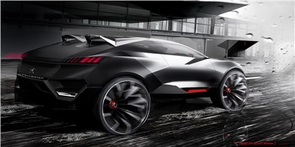 Peugeot Quartz Concept, 2014 - Design Sketch