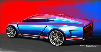 Volkswagen XL Sport, 2014 - Design Sketch