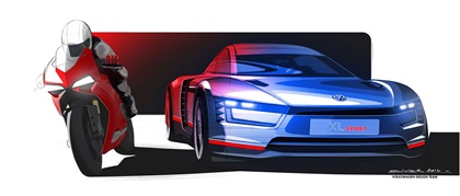 Volkswagen XL Sport, 2014 - Design Sketch