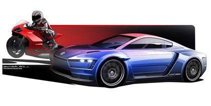 Volkswagen XL Sport, 2014 - Design Sketch