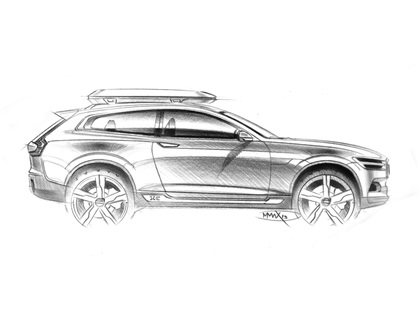 Volvo Concept XC Coupe, 2014 - Design Sketch 