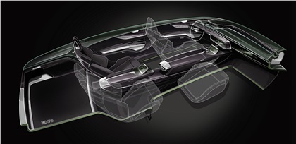 Audi Prologue Avant Concept, 2015 - Interior Design Sketch