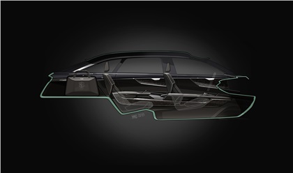 Audi Prologue Avant Concept, 2015 - Interior Design Sketch