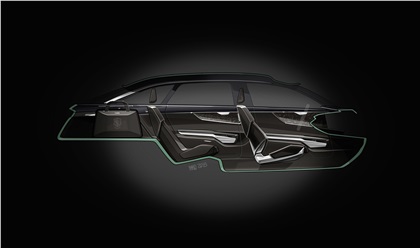 Audi Prologue Avant Concept, 2015 - Interior Design Sketch