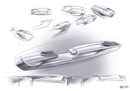 Audi Prologue Avant Concept, 2015 - Interior Design Sketch
