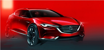 Mazda Koeru Concept, 2015 - Design Sketch