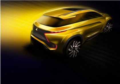 Mitsubishi eX Concept, 2015 - Design Sketch
