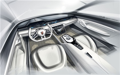 Roewe Vision-R Concept, 2015 - Interior Design Sketch