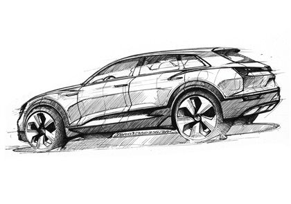 Audi H-Tron Quattro Concept, 2016 - Design Sketch