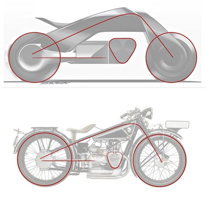 BMW Motorrad Vision Next 100 Concept, 2016 - Design Sketch