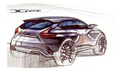 Lada XCODE Concept, 2016 - Design Sketch
