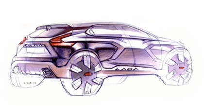 Lada XCODE Concept, 2016 - Design Sketch