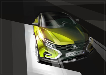 Lada XCODE Concept, 2016 - Design Sketch