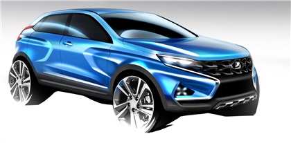 Lada XCODE Concept, 2016 - Design Sketch