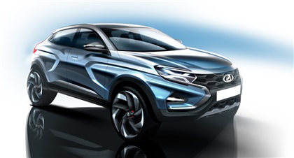Lada XCODE Concept, 2016 - Design Sketch