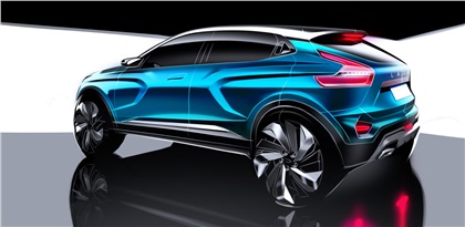 Lada XCODE Concept, 2016 - Design Sketch