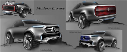 Mercedes-Benz Concept X-Class, 2016 - Design Sketch