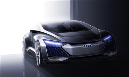 Audi Aicon Concept, 2017 - Design Sketch