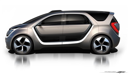 Chrysler Portal Concept, 2017 - Design Sketch
