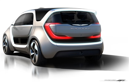 Chrysler Portal Concept, 2017 - Design Sketch