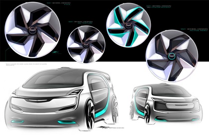 Chrysler Portal Concept, 2017 - Design Sketch