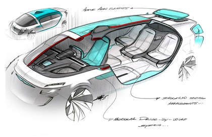 Chrysler Portal Concept, 2017 - Design Sketch