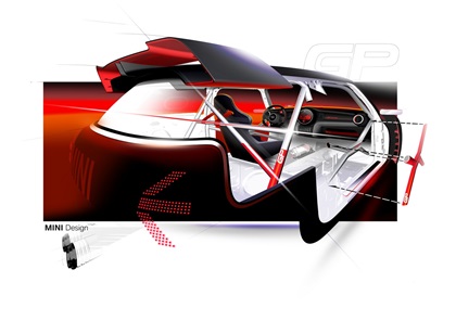 Mini John Cooper Works GP Concept, 2017 - Design Sketch - Interior