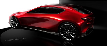 Mazda Kai Concept, 2017 - Design Sketch