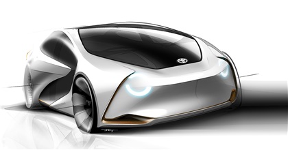 Toyota Concept-i, 2017 - Design Sketch