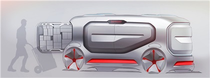 Volkswagen Group Sedric Concept, 2017 - Design Sketch