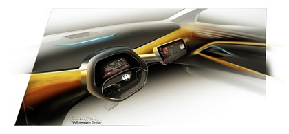 Volkswagen I.D. CROZZ II Concept, 2017 - Design Sketch - Interior