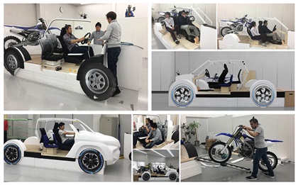 Yamaha Cross Hub Concept, 2017 - Design Process