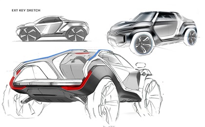 Yamaha Cross Hub Concept, 2017 - Design Sketch
