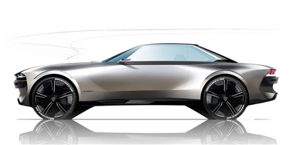 Peugeot e-Legend Concept, 2018 - Design Sketch