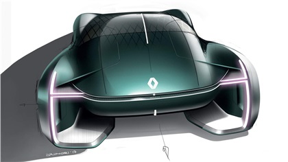 Renault EZ-Ultimo Concept, 2018 - Design Sketch
