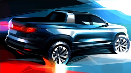 Volkswagen Tarok Concept, 2018 - Design Sketch