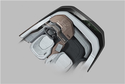 Audi AI:ME Concept, 2019 - Design Sketch - Interior