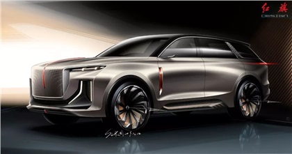 Hongqi E115 Concept, 2019 - Design Sketch