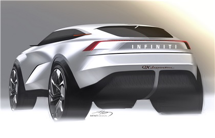 Infiniti QX Inspiration Concept, 2019 - Design Sketch
