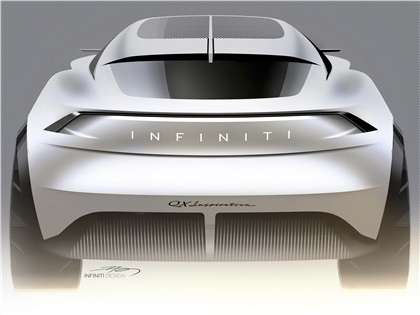 Infiniti QX Inspiration Concept, 2019 - Design Sketch