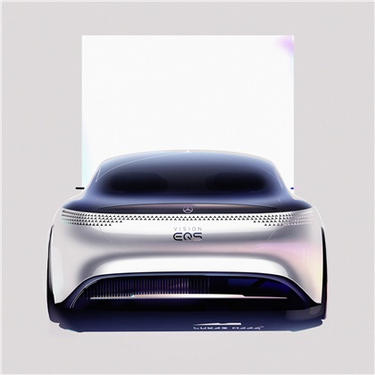 Mercedes-Benz Vision EQS Concept, 2019 - Design Sketch by Lukas Haag
