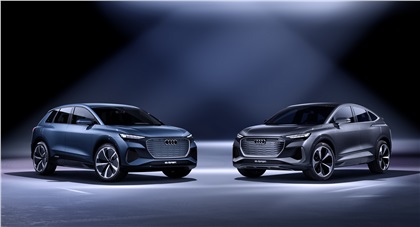 2019 Audi Q4 e-tron and 2020 Audi Q4 Sportback e-tron